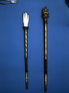 Sceptres used (the hand of justice) for the Coronation of Napoleon, King of Italy