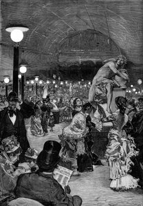 Sculpture Room at the Salon de 1879 at the Palais des Champs-Elysees in Paris