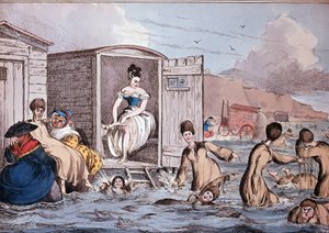 Sea baths in Brighton - 19th century, B.N.