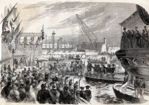 Second Italian Independence War, Italian Campaign of 1859: Napoleon III in the Port of Genoa, May 12