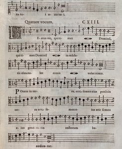 Sheet Music of Psalmi Poenitentiales by Roland de Lassus