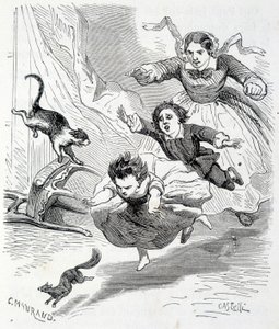 Sophie and the squirrel - in The misfortunes of Sophie by the Countess of Segur, Hachette