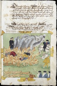 The Burning of Three Witches in Baden on November 4 by Unknown artist