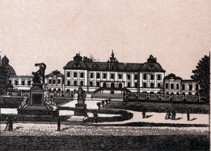 Stockholm, Sweden: view of the castle of Drottningholm by Unknown artist
