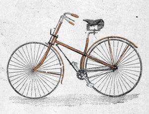 Straight body bicycle model.