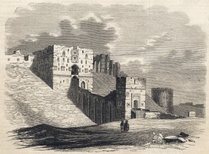 Syria: the city of Aleppo in the 19th century - Citadel - Aleppo in Syria - 1864