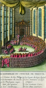 The Council of Trent (Illustration) by Unknown artist