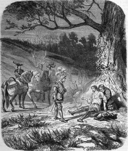 The Duke of Bourbon and Bayard dying