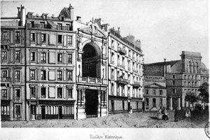 The Historical Theatre in the 19th Century - Engraving, Carnavalet
