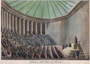 The Odeon of Athens or Odeon of Pericles in Athens - Engraving from 