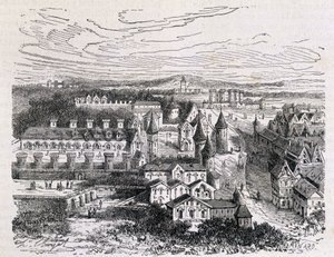 The Palais des Tournelles, Opposite the Hotel Saint Paul