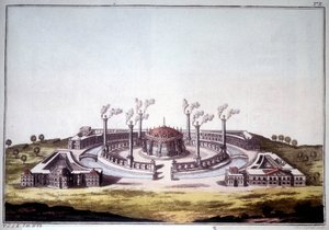 The Ancient City of Nineveh, Ancient City of Assyria, Showing the Imaginary View of an Assyrian Palace by Unknown artist