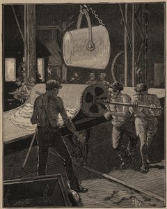 The art of glass: making ice cream. Step called 