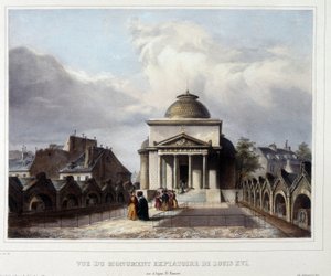The atonement chapel of Louis XVI in Paris by Unknown artist
