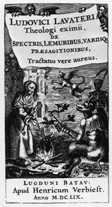 The cauldron of the witch - Frontispiece of the book 