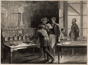 The Central Telegraph Station at the Creusot Factory by Unknown artist