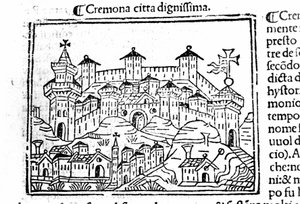 The city of Cremona after Jacopo Foresti