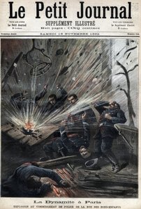 The dynamite in Paris, explosion at the police station rue des Bons Enfants caused by the attack of the anarchist Emile Henry, November 8 by Unknown artist