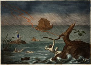The flood with Noah
