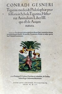 The frontispiece of the third volume by Historia Animalium by Conrad Gesner by Unknown artist