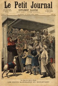 The Merchants and Their Boulevard Displays on New Year