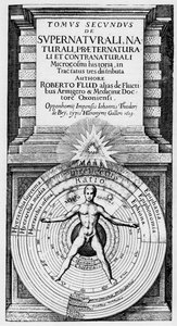 The microcosm and the macrocosm - Allegorical representation of man