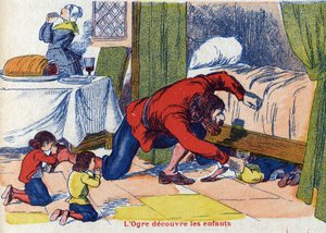 The Ogre Discovers the Children. Illustration for 