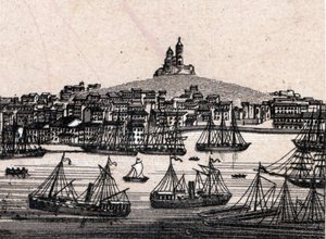 The old port of Marseille in 