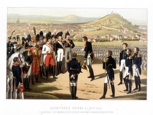 The surrender of Paris: Russian army in Paris