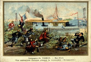 Tonkin Campaign: In Bac-Ninh, a Chinese Ambush Attacks the Gun Boat 