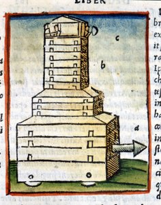 Tortoise, Tank - in De architectura by Vitruvius from 1630 by Unknown artist