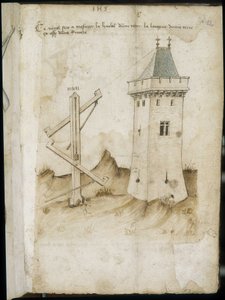 Tower Measuring Machine - Manuscript: Parchment Sheet of an Engineer