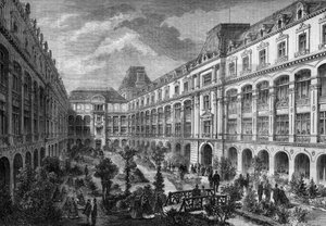 Transformations of Paris under the Second Empire, Paris Haussmann: Place du Chateau d