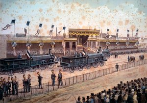 Inauguration of the Railway Line Between Paris and Strasbourg by Unknown artist