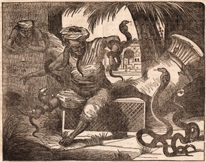 Two Indian Snake Charmers
