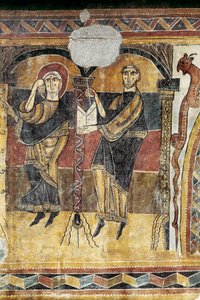 Two saints (detail) by Unknown artist