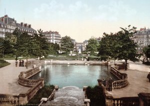 View of Dijon: Square and Square Darcy. Photochrome c. 1890