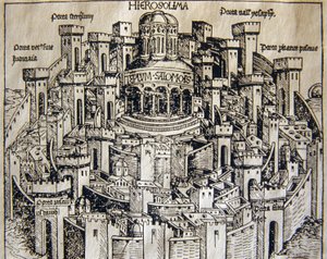 View of Jerusalem in the Middle Ages by Unknown artist