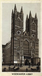 View of Westminster Abbey, London, England