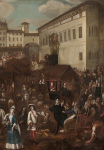 View of the Grand Market Verziere in Milan