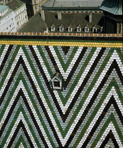 View of the Glazed Tile Roof of the Cathedral by Unknown artist