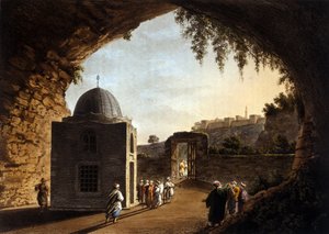 View of the Tomb of the Prophet Jeremiah in Jerusalem by Unknown artist