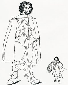 Walter Parsons and Sir Jeffrey Hudson, From The Strand Magazine published 1894 by Unknown artist