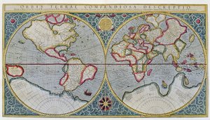 World Map of Mercator (1587) - after 
