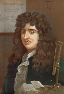 Portrait of Christiaan Huygens, Dutch Physicist and Mathematician (1629-1695) After La Ciencia y sus Hombres by Louis Figuier. Barcelona 1881 by Unknown artist