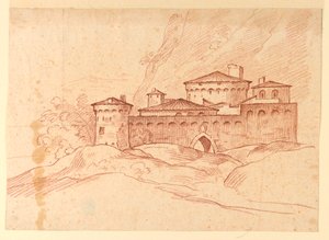 Castle in the Mountains, 1810–1830 by Unknown artistUnknown artist