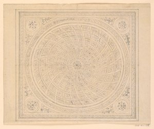 Drawing, Ceiling Design, 1815–22