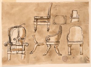 Chairs, 1780–90 by Unknown artistUnknown artist