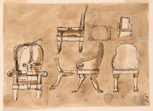 Chairs, ca. 1800 by Unknown artistUnknown artist