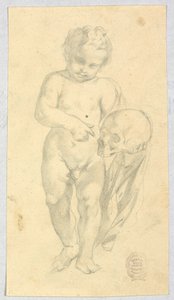 Child Carrying a Skull, 16-19th century by Unknown artistUnknown artist